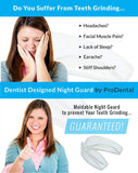 Mouth Guard for Grinding Teeth - 4 Pack | Thin and Trim Anti Grinding - Teeth Whitening Dental Guard | Stops Bruxism & Clenching | USA Made - No BPA, Includes Mouth Guard Case & Cleaning Tablets