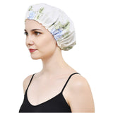 DREYOLIFE Variety Shower Cap for Women Hair Caps for Shower Reusable Shower Cap for Long Hair Large Turban Double Shower Cap