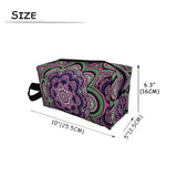 MSGUIDE Makeup Bag, Portable Haunted Mansion Cosmetic bag Roomy Travel Toiletry Pouch Organizer for Women Girls Gifts