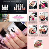 ROSSI Nails Dipping Powder Nails Kit 6 Color | 0.6 oz/jar | Easy to Apply | Dip Powder Kit, No UV Lamp, Nail Art Manicure (You've Got Some Nudes)