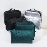 Travel Makeup Bag,Portable Makeup Train Case PU Leather Cosmetic Storage Organizer with Adjustable Dividers for Cosmetics Makeup Brushes