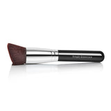 BEST KABUKI BRUSH Angled Top - For Perfect Natural Look - Use For Liquid, Cream Mineral, & Bare Powder Foundation & Face Cosmetics, Super Soft Dense Synthetic Bristles, Case Included