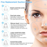 blackhead vacuum remover acne remover, toyuugo Facial Pore Cleanser Electric Acne Comedone, 3 Adjustable Suction Power, USB Rechargeable, LED Screen Blackhead Extractor Tool for Women and Men