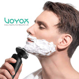 VOYOR Electric Razor Shavers for Men 3D Rotary Razors Rechargeable Beard Trimmer 4 in 1 Wet Dry Shaver Set Waterproof TX410