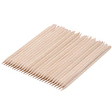 Aenoyo 500 pieces Orange Wood Sticks Nail Art Manicure Pedicure Tool Cuticle Pusher Remover Double Heads Sticks, 4.5inch (500 Pieces)