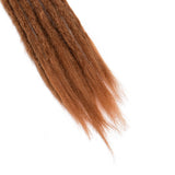20" Dreadlock Extension Ombre For Hip-Hop Synthetic Heat Resistant Faux Locs Dread Reggae Extension Twist Braiding Faux Locs Crochet For Man Women (15strands/3packs,light auburn)