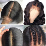 4x4 Lace Frontal Wigs Human Hair 18inch Body Wave Lace Front Closure Wigs With Baby Hair Human Hair Body Wave Closure Wigs For Black Women Human Hair Natural Color