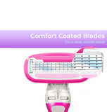 Personna Women's 5-Blade Disposable Shaving Razor - 9 Count Disposable Ladies Razor