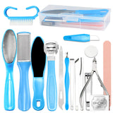 Pedicure Kit Professional Manicure and Pedicure Tools Supplies Set 16 Pieces Foot Care Kit Feet Set for Women Men