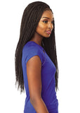 Sensationnel 100% Premium Fiber Cloud9 Swiss 4X4 Lace Parting Wig - SENEGAL TWIST (1B [Off Black])