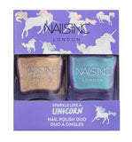 Nails inc Sparkle Like a Unicorn Nail Polish Duo Kit