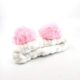 Set of 2, The Elixir Beauty Spa Headband Hair Wrap Headband Hair Towel Non-Slip Stretchable Washable Makeup Headband for Face Wash Facial Treatment