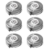 XUYAO SH50 Replacement Heads for Philips Norelco Series 5000 Shavers, SH50/52 MultiPrecision Blades OEM MADE IN NETHERLANDS, 6 Count