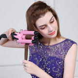 3 Barrel Curling Irons Hair Curling Wands Hair Waver, 1 inch Hair Waving Curler Hair Styling Irons Hair Crimper Deep Waver for Curler Temperature Adjustable with LCD