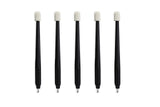 Premium Disposable Microblading Pen - NANO 0.25mm 12 Pin Sloped Needles – Sharp, Sterile, Slanted (12 Slope - Black)