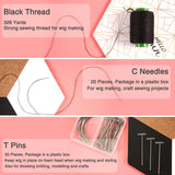 2500PCS Silicone Micro Link Rings 5mm Lined Beads for Hair Extensions Tool 5PCS/SetMix Color (Black)