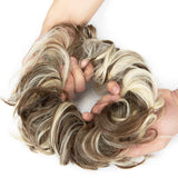 SLLIE 3/4PCS Messy Hair Bun Extensions Chignons Hair Hair Scrunchie Scrunchy Updo Hairpiece