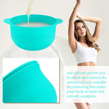 3 Pieces Replacement Wax Pot, Wax Warmer Replacement Pot Removable Silicone Pot Hair Removal Waxing Bowl for Home Use Wax Machine Accessory, 500 cc,14 oz