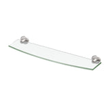 Gatco Latitude II Glass Shelf, 20 inch, Satin Nickel
