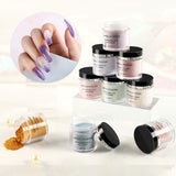 Dip Nail Powder Nail Kit Red Black Dipping Nail Powder Starter System Liquid No Need LED Lamp for Nail Art Set(with Base,Activator,Top,Brush Saver)