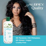 Aubrey Chia Conditioner | Protein Rich Color Care | Chia Seed Oil & Quinoa | 75% Organic Ingrds. | All Hair Types | Unscented, Sensitive Scalp | 11oz