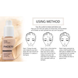 3 Pack Liquid Foundation,Matte Oil Control Concealer Foundation Cream,PHOERA Long Lasting Waterproof Matte Liquid Foundation for Women Girls (104 Buff Beige-30ml)