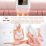 IPL Hair Removal, OOWOLF 999,900 Permanent Painless Flashes Facial body Professional Hair Treatment Whole body Home Use for Women and Men