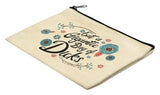 Canvas Toiletry Bag Set Eat a Bag Of D-cks Expletive Gifts Edgy Makeup Bag Set 2 Pack Makeup Bags
