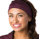 Hipsy Xflex Space Dye Adjustable & Stretchy Wide Headbands for Women