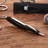 Straight Razor SHAVE READY-Shaving Knife Sharp, Steel Cutthroat Straight Edge Blade, Vintage Wood Handle, Barber Approved