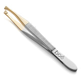 Boé Perel Slant Tip Eyebrow Tweezer - Professional Swiss Precision Hair Removal Tool