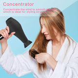 Professional Salon Infrared Hair Dryer, Powerful 1875 watt Negative Ionic Blow Dryers for Fast Drying, Pro Ion Quiet Hairdryer with Diffuser & Concentrator & Comb (Black)