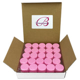 Beauticom 3G/3ML Round Clear Jars with Pink Lids for Beads, Gems, Glitter, Charms, Small Arts and Crafts Items - BPA Free (Quantity: 500 Pieces)