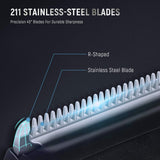 Beard Trimmer SUPRENT Adjustable Beard Trimmer, All-in-one Beard Trimmer for Men with Li-ion Battery, Fast Charge, Long-Lasting Use, 19 Built-in Precise Lengths, USB Charging, Nose Hair Trimmer