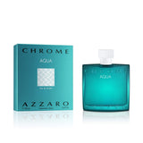 Azzaro Chrome Aqua Eau de Toilette - Cologne for Men - 3.4 Fl Oz