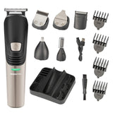 Beard Trimmer 6 in 1 Hair Clipper Electric Trimmer Shaver and Nose Trimmer Electric Razor Professional Grooming Kit