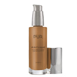 PÜR 4-in-1 Liquid Foundation, Deep, 1 Fl Oz