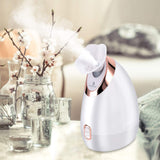 Facial Steamer, Nano Ionic Facial Steamer with Aromatherapy for Home Face Spa, Moisturizing Cleansing Pores