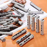 84 Pieces Hair Perm Rods Hair Curling Rollers Perming Rods Curlers Cold Wave Rods for Hairdressing Styling Tools (Gray,0.59 Inch)