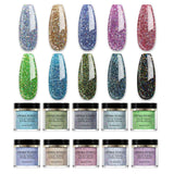 BORN PRETTY Without Lamp Cure Holographic Dipping Nail Powder Natural Dry Nail Art Decoration Manicuring 10PCS