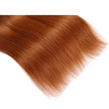 1B/30 Ombre Brazilian Hair Straight 3 Bundles Deals Color Black to Dark Brown 8A Silky Straight Human Hair Sew in Weave 10-26 Inch Unprocessed Hair (14"16"18")