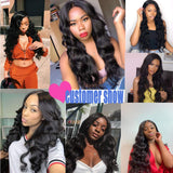 Brazilian Virgin Hair Body Wave 3 Bundles Deals (14 14 14,300g) 8A Unprocessed Human Hair Bundles Weave Wet And Wavy Hair Extensions