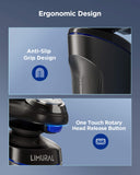Limural Electric Shavers for Men 【Extra One Blade Set】, Men's Cordless 3D Rotary Electric Razor USB Rechargeable Trimmer with Pop-up Trimmer, Wet & Dry Waterproof, 90 Mins Battery Life, Travel Lock