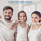 Sonic Toothbrush,Electric Toothbrushes for Adults, Rechargeable Whitening Toothbrush for 60 Day Use,8 Dupont Brush Heads,5 Modes , 2 Minutes Smart Timer ,Waterproof Powerful Electric Toothbrushes