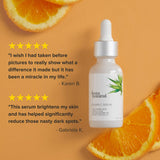 InstaNatural Vitamin C Serum with Hyaluronic Acid & Vit E - Natural & Organic Anti Wrinkle Reducer Formula for Face - Dark Circle, Fine Line & Sun Damage Corrector - Restore & Boost Collagen - 1 oz