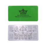 PUEEN Nail Art Stamping LOVE BOX I - 4 Lover Collection Plates - 125x65mm Unique Nailart Polish Stamping Manicure Image Plate Accessories Kit - BH000576