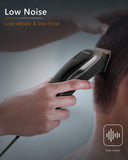 Hair Clippers SUPRENT Corded Hair Clippers for Men, 21-piece Hair Cutting Kit with 27 Cutting Length, 10 Guide Combs, Scissor, Storage Case