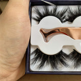 Real Mink Lashes Fluffy Long 3D Dramatic Eyelashes Face Lash Strip 20mm Pack