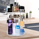 CECOLIC 360° Rotating Makeup Organizer, 12 Layers Clear Acrylic Cosmetic Storage Organizer, Spinning Cosmetics Makeup Holder Shelf, Fits Jewelry, Makeup Brushes, Lipsticks, Skincares and More
