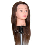 Bellrino 24" Cosmetology Mannequin Manikin Training Head with Human Hair